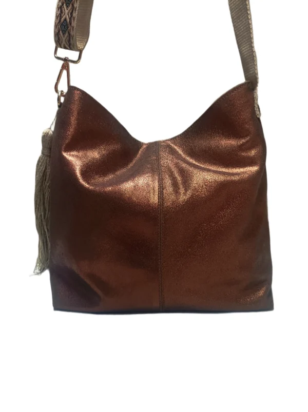 Bolso Bolonia Metalizado Cobre 4