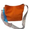 Bolso Bolonia Naranja Bolso shopper bolonia serraje naranja