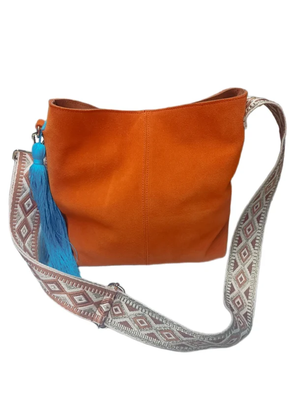 Bolso Bolonia Naranja Bolso shopper bolonia serraje naranja