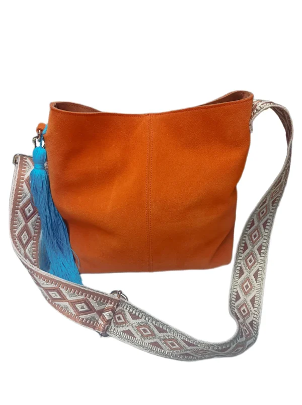 Bolso Bolonia Naranja Bolso shopper bolonia serraje naranja