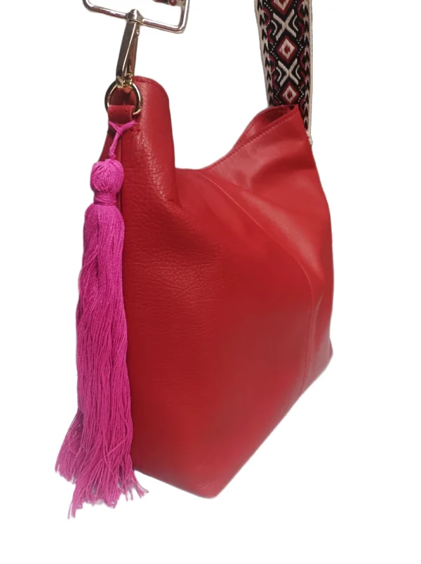 Bolso Bolonia sauvage rojo 5
