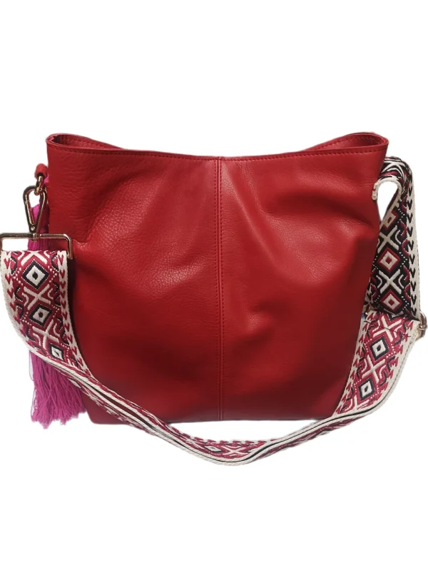 Bolso Bolonia sauvage rojo Bolso shopper Bolonia Sauvage Rojo