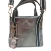 Bolso Milano Metalizado Plomo Bolso Mini Tote Bag Milano Metalizado Plomo