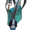 Bolso Milano Metalizado Turquesa 4