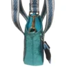 Bolso Milano Metalizado Turquesa 6
