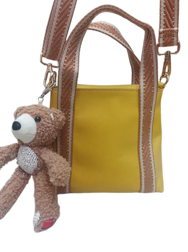Bolso Milano Sauvage Amarillo Bolso Mini Tote Bag Milano Sauvage Amarillo