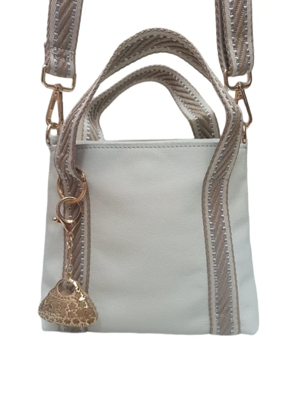 Bolso Milano Sauvage Marfil Bolso Mini Tote Bag Milano Sauvage Marfil