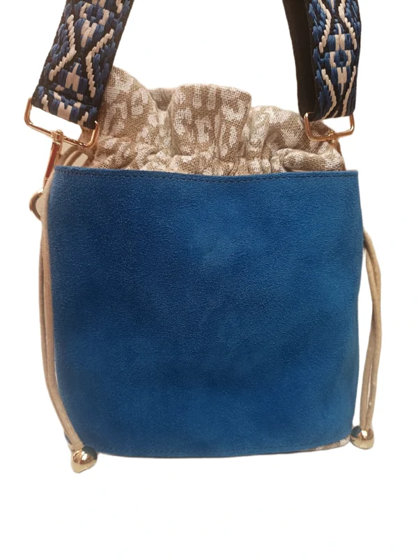 Bolso Napoles Azul Azafata Bolso Bombonera Napoles Azul Azafata