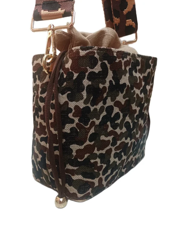 Bolso Napoles Camuflaje Bolso Bombonera Napoles Camuflaje