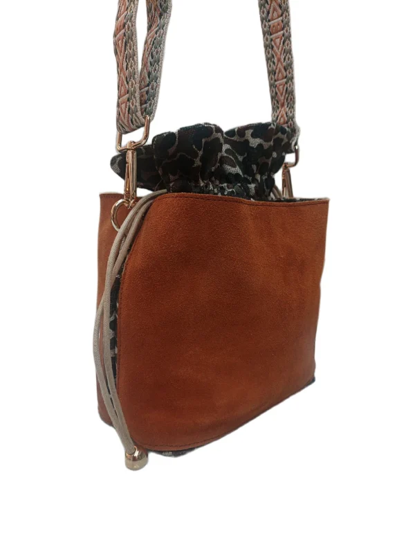 Bolso Napoles Cuero Camuflaje 2
