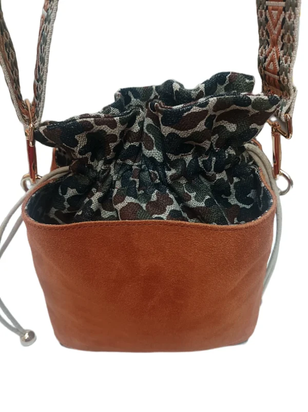Bolso Napoles Cuero Camuflaje 4