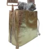 Bolso Napoles Metalizado Oro 3