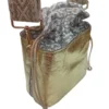 Bolso Napoles Metalizado Oro 4