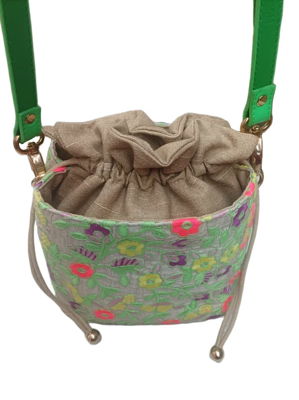 Bolso Napoles Tejido Flores 4