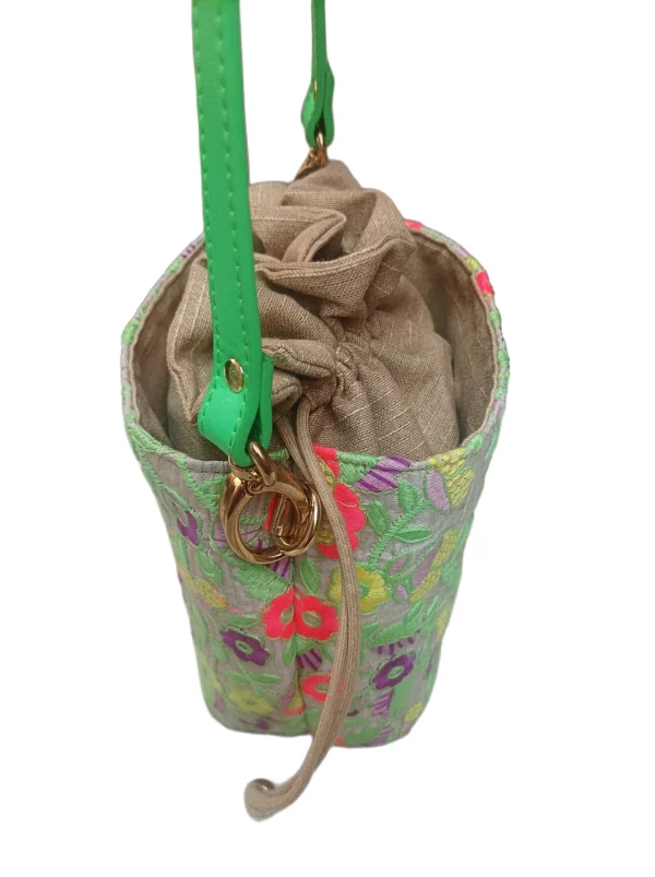 Bolso Napoles Tejido Flores 6
