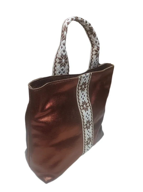 Bolso Roma Metalizado Cobre 2