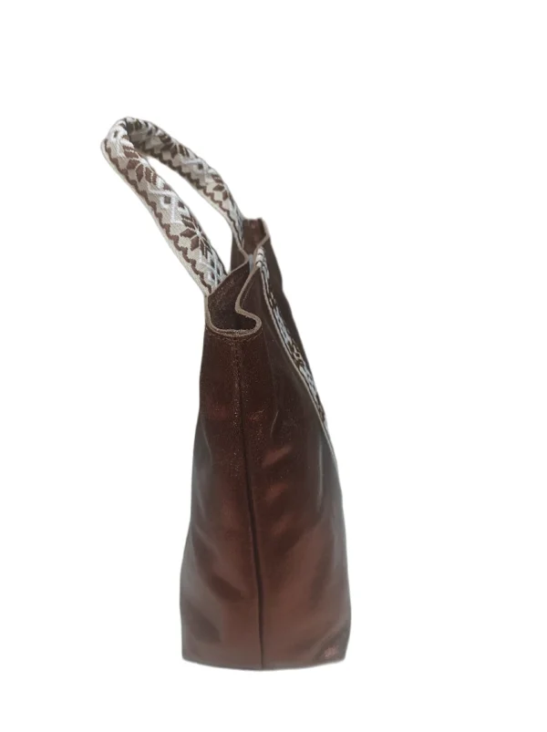 Bolso Roma Metalizado Cobre 3
