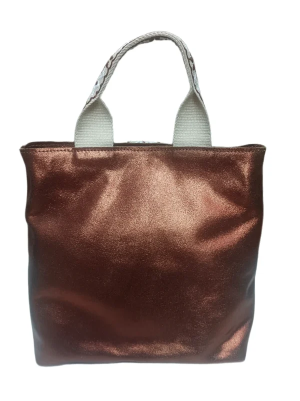 Bolso Roma Metalizado Cobre 4