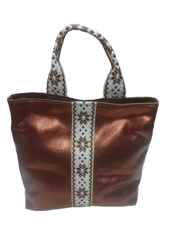 Bolso Roma Metalizado Cobre Bolso Roma Metalizado Cobre