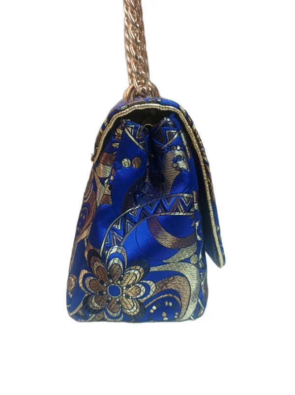 Bolso Venecia Tejido Azul 3