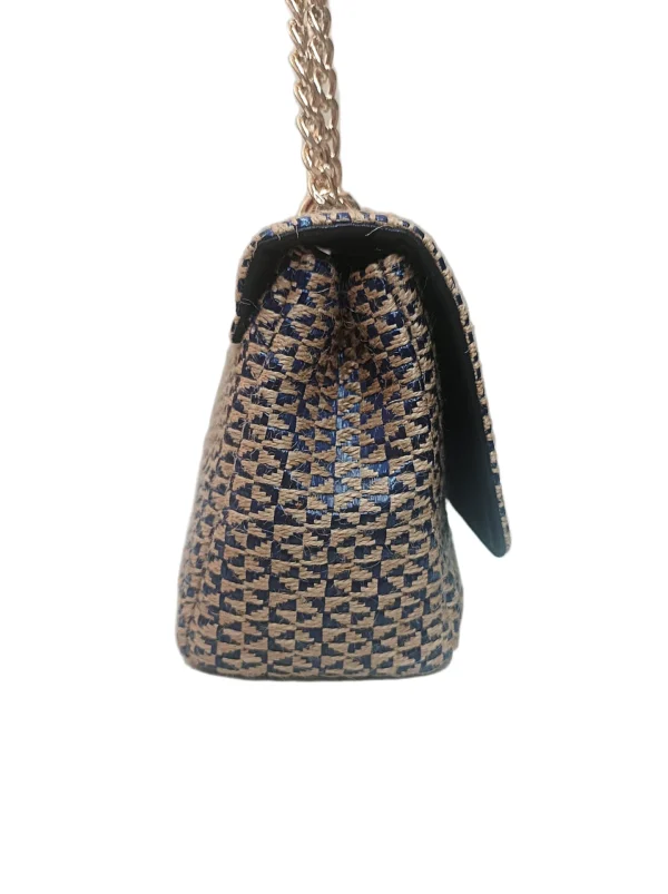 Bolso Venecia Trenzado Azul 3