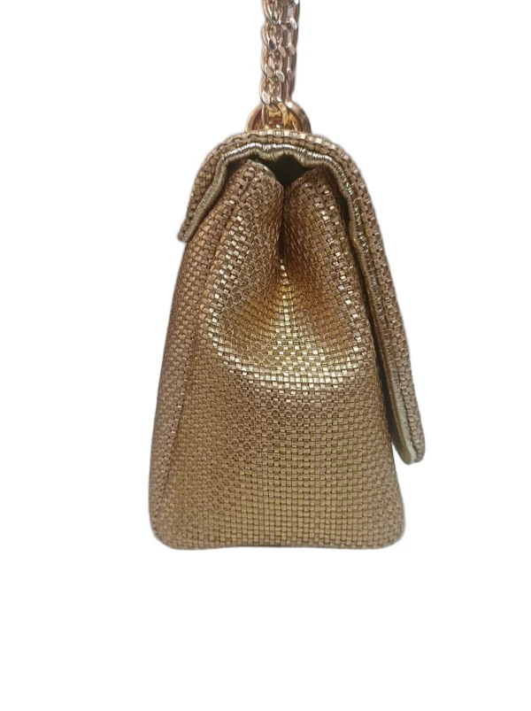 Bolso Venecia Trenzado Oro 3