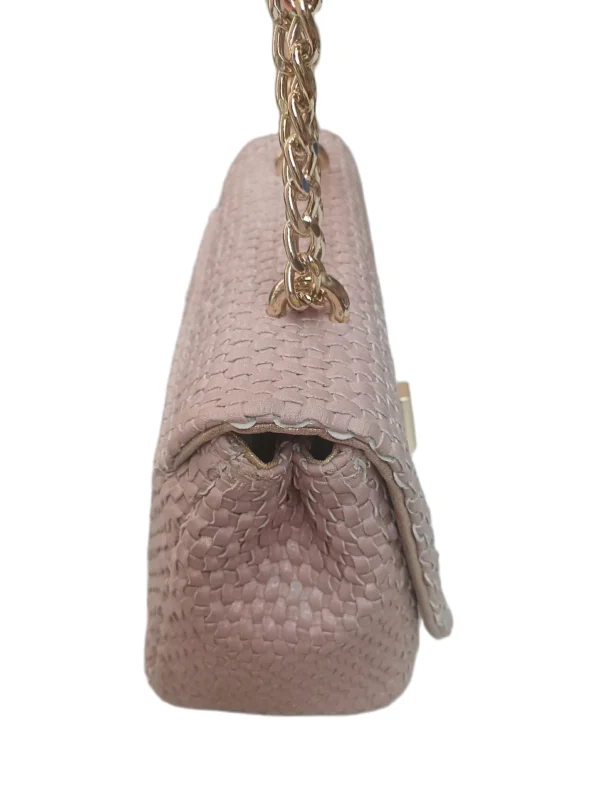 Bolso Venecia Trenzado Rosa 4